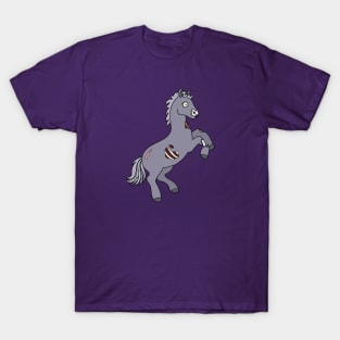 Zombie Horse Cartoon // Funny Halloween Zombie T-Shirt